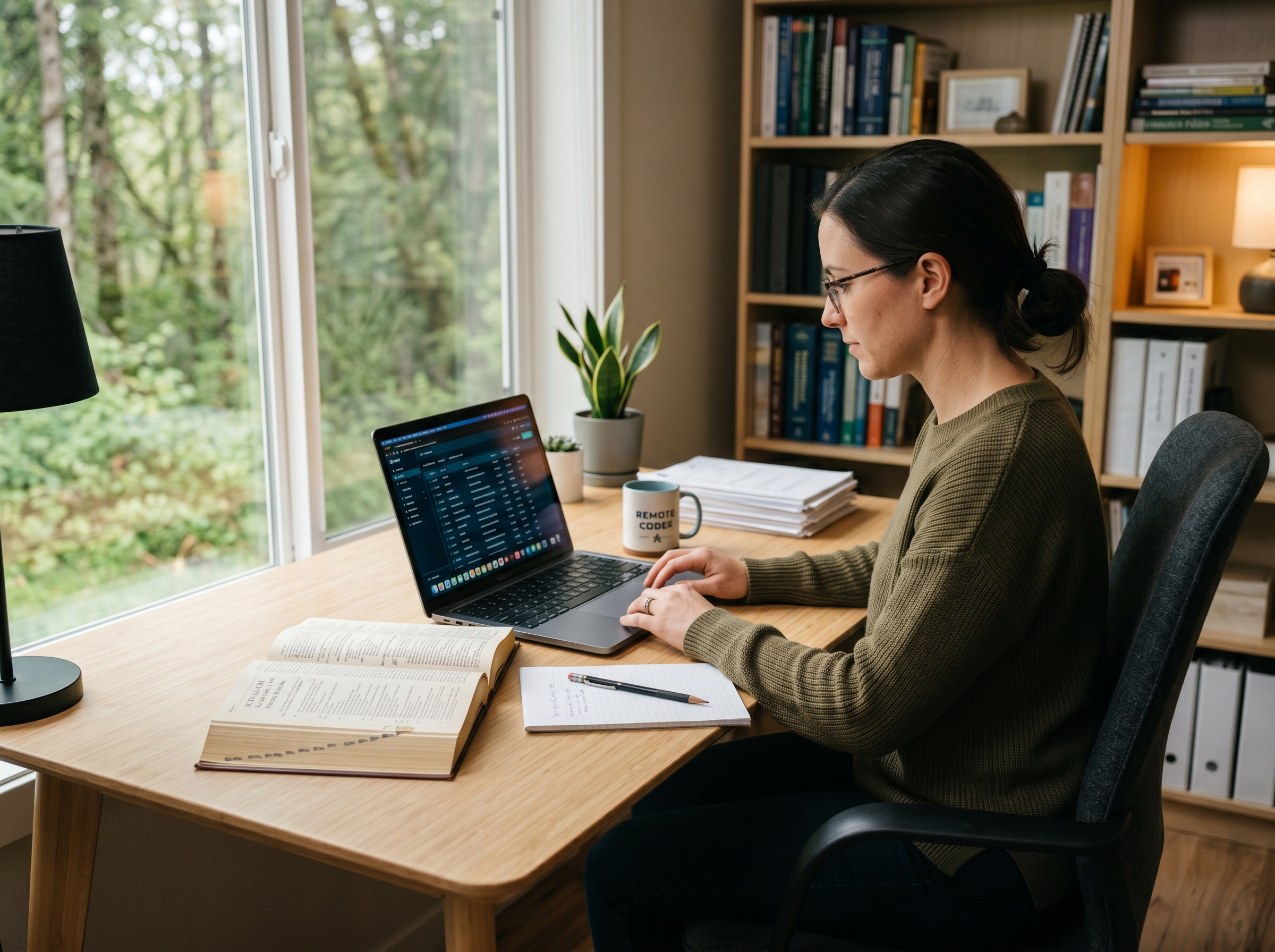 Medical coder workstation