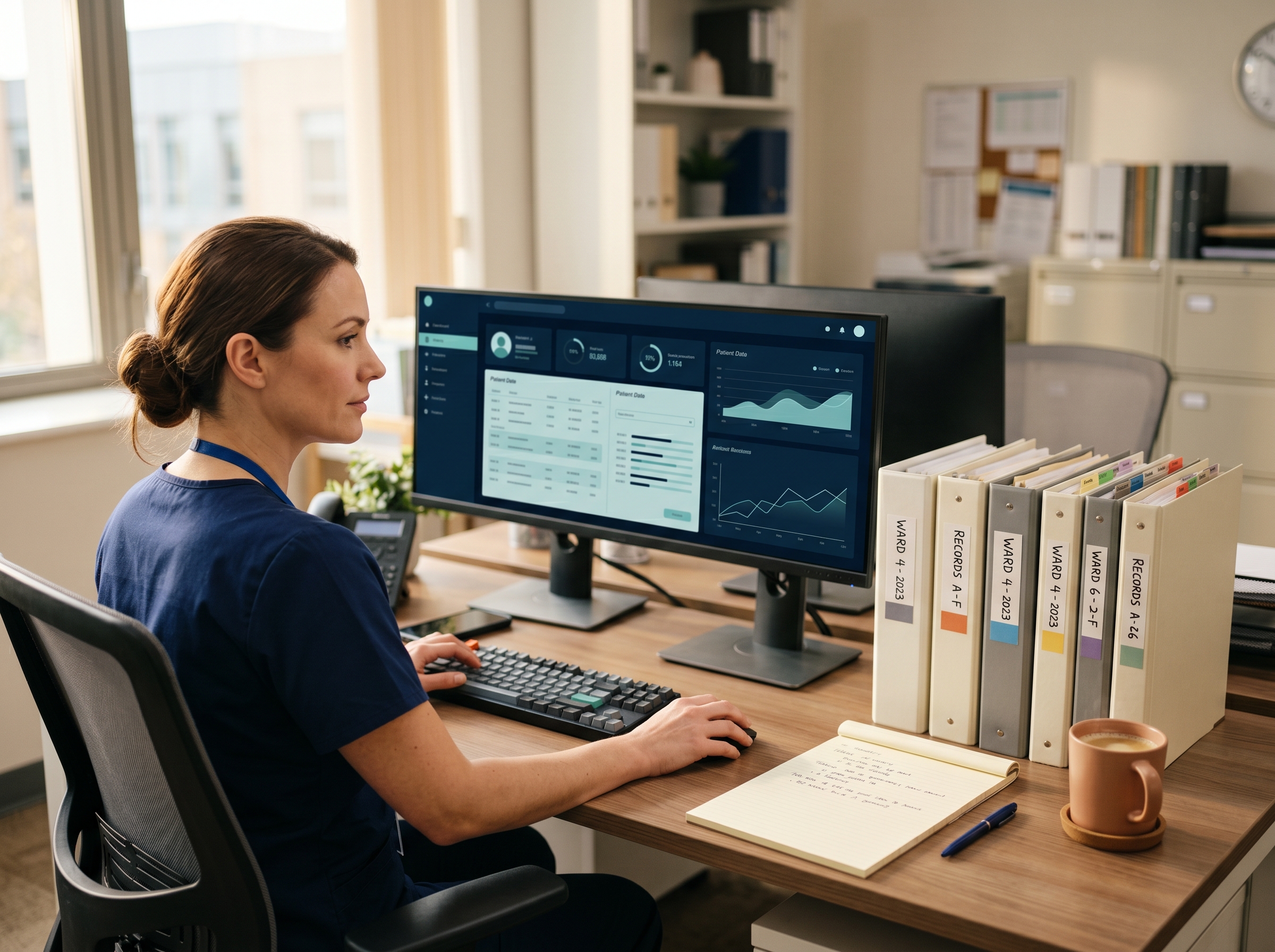 Medical records workstation