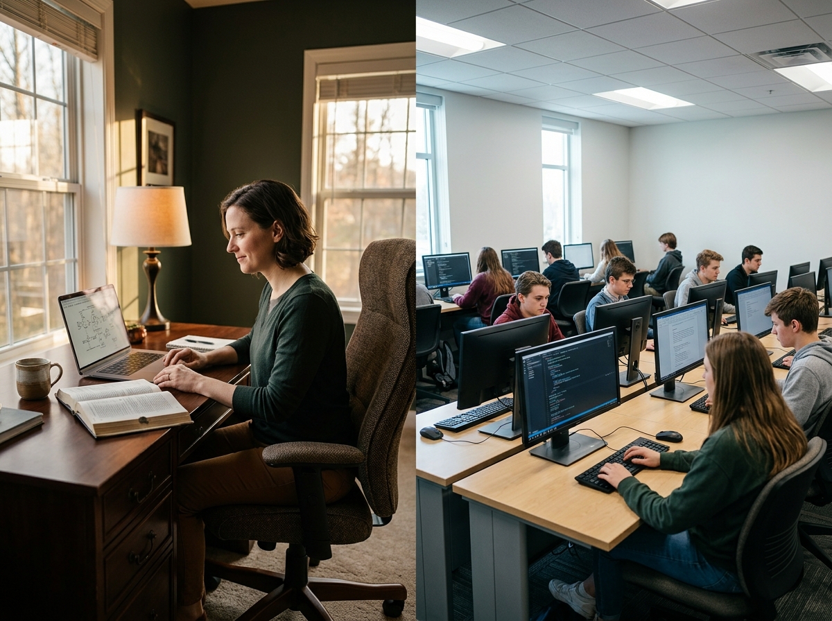 Online versus on-campus HIM education